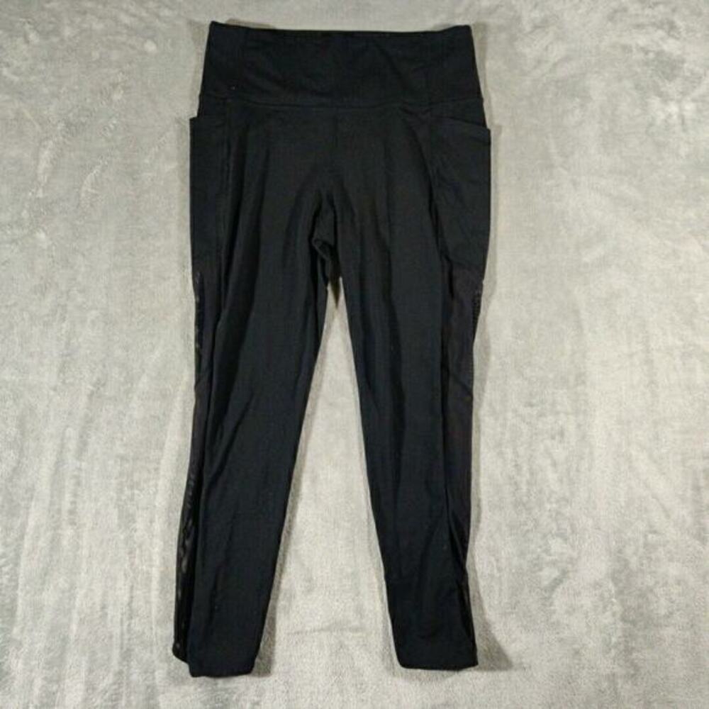 ATHLETA Pants Women M Vitality Stash Pocket Tight Black Active Gym Yoga‎